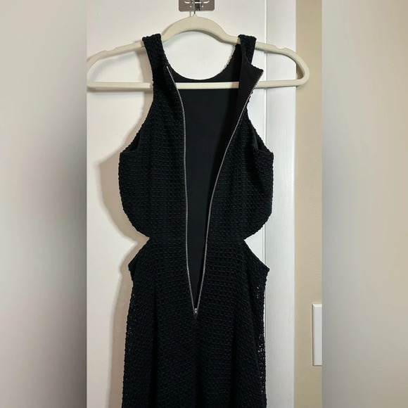 Club Monaco Black Cutout Dress Size 0 - Picture 7 of 11